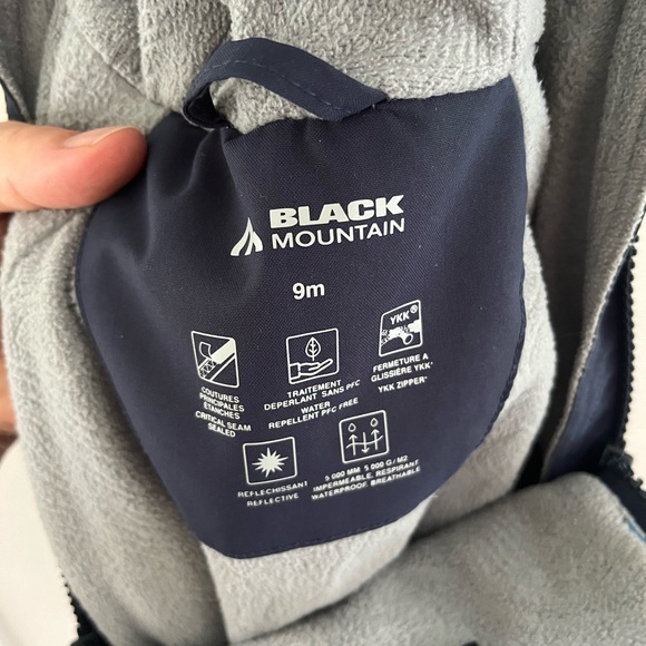 SOLD- Baby Rain Thermal Rain Suit - Blue - Picture 2 of 3